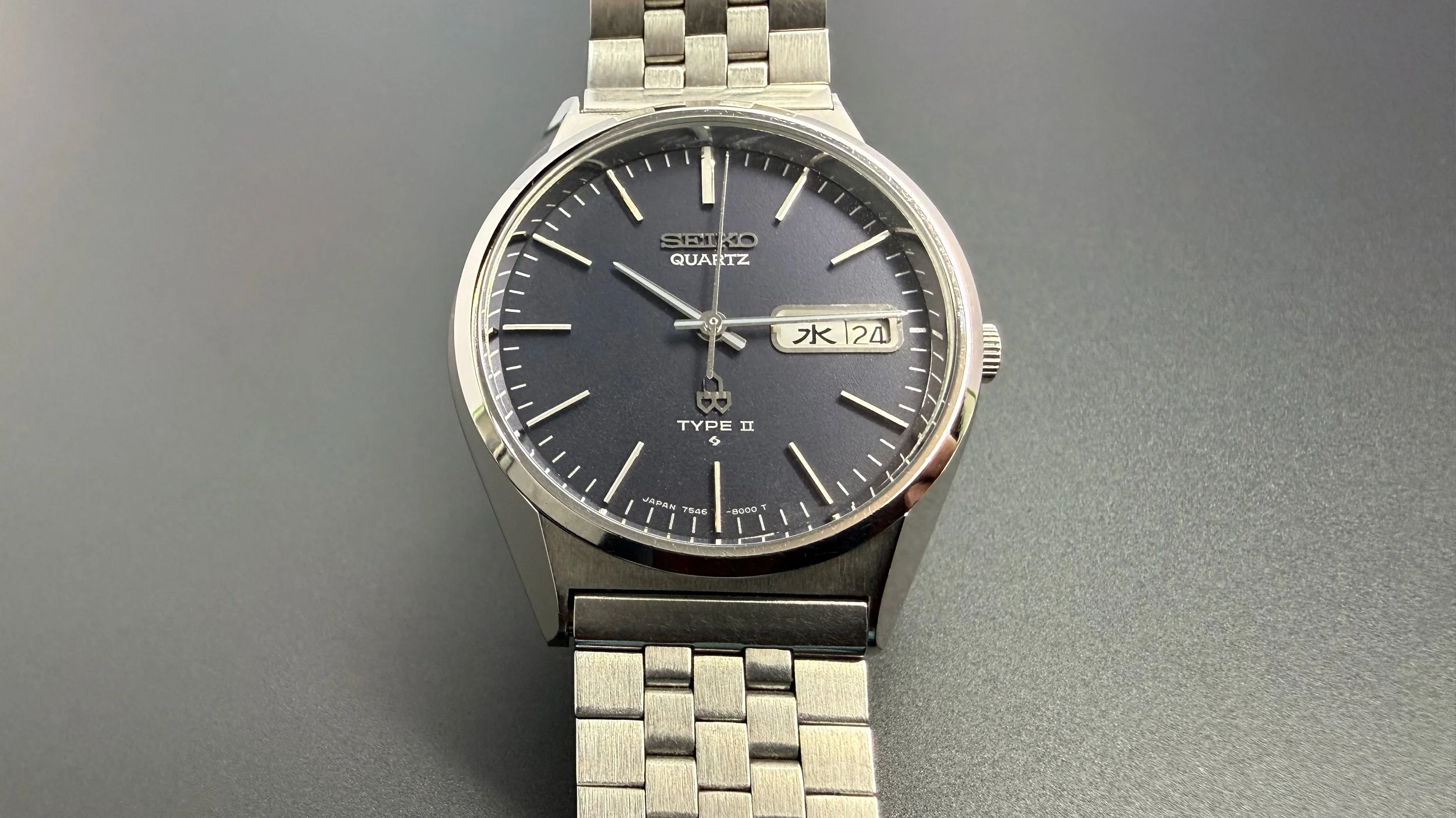 Seiko Type II 7546-8000 QHK011 — VintageSeikos.NL